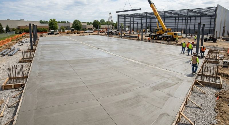 Commercial Slab Installation in Waldorf, MD