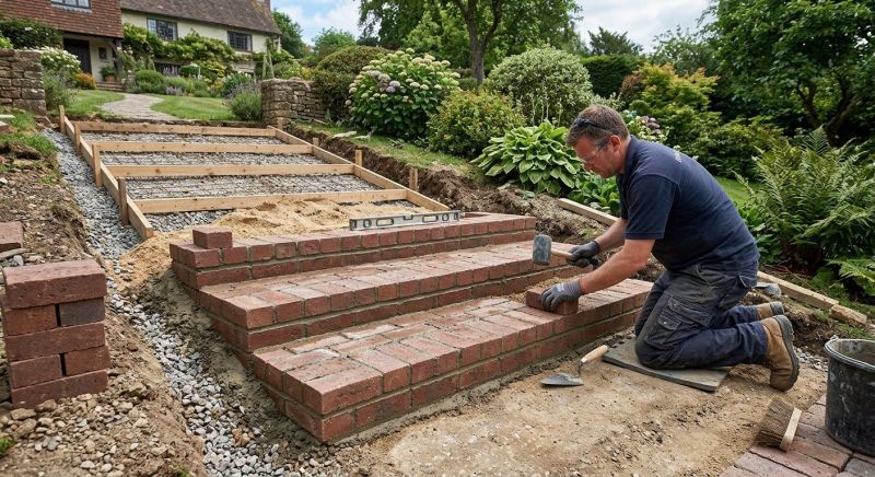 Brick Walkway Installation in Norwalk, CT