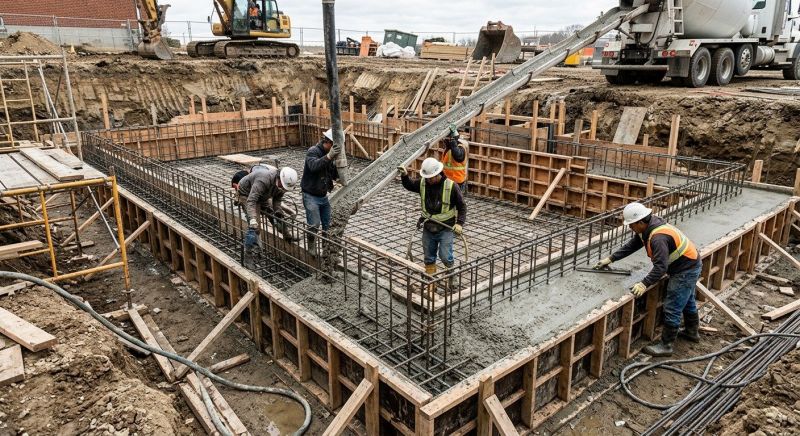 Concrete Foundation Pouring in Greenville, SC