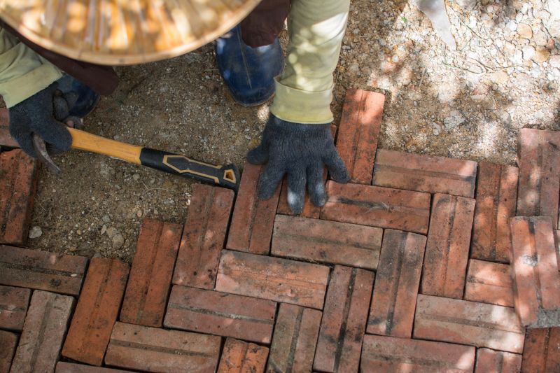 Patio Brick Installation in Boston, MA