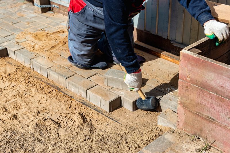 Patio Brick Installation in Framingham, MA